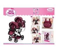 Xeo Twin Twin Doll Stroller-1 Top Quality Genuine