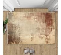 XEODIAT Distressed Texture Rug, Retro Style Area Rugs for Living Room, Abstract Art Rug for Bedroom, Non Slip Washable Short Pile Carpet, House Decor 120x180cm