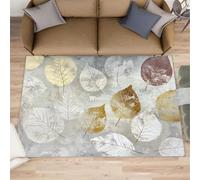 XEODIAT Falling Leaves in Autumn Rugs Living Room 120x180cm Autumn Landscape Area Rugs for Bedroom Vintage Leaf Pattern Non Slip Printed Carpet for Bedroom Living Room Kitchen