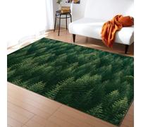 XEODIAT Green Natrual Landscape Beautiful Tree Area Rug Natural Forest Rugs Non-Slip Floor Mat for Living Room Bedroom Dining Room Farmhouse Laundry Room Bathroom 120 x 180 cm