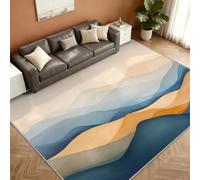 XEODIAT Mountains Rug Waves Rugs for Living Room