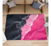 XEODIAT Natural Landforms Rugs Living Room 100x150cm Colorful Natural Wonders Area Rugs for Bedroom Beach Art Non Slip Printed Carpet for Bedroom Living Room Kitchen
