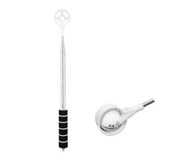 XEOOCE Extendable Golf Ball Retriever Telescopic 9.2ft - Stainless Steel Lightweight Golf Ball Picker with Rubber Grip & Automatic Locking Head - Compact Golf Accessory for Pond Water Hazard