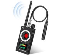 XEOOCE K18 Hidden Camera Detector - RF Signal Scanner for Hidden Devices, GSM Tracker, Listening Bugs & Magnetic GPS Finder, Portable Anti-Surveillance Device for Hotel, Office & Home (Black)