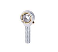 XEOWHUPG 1PC Rod Ends Plain Bearings Male Thread POS10-1/12-1/14-1/16-1/POS30-1 Right-Hand Thread Joint Bearing Engine Parts(POS12-1 M12x1.25)