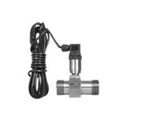 XEOWHUPG Flow Meter Liquid Stainless Steel Electronic Digital Signal Sensor(DN4 external thread)