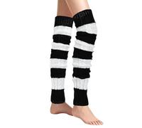 XEPST Leg Warmers for Women, Women's Cable Knit Over the Knee High Boot Winter Socks Long Warm Leg Warmers Soft Thick Thigh High Footless Socks, 70 cm