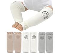XEPST Pack of 3 Toddler Baby Leg Warmers, Baby Toddler Long Legwarmers Unisex Knee Socks Baby Knee Protector Leg Sleeves Leggings Baby Knee Pads for Baby Kids Toddlers Girls Boys 0-3 Years, One Size
