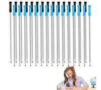 XEPWOLU 30 x 11.6 cm Ballpoint Pen Refill, Medium Tip 1 mm, Compatible with Cross Pen Refills (8511) (Black, Blue)