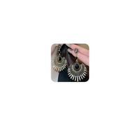 Xerling Bohemian Vintage Rhinestone Black Teardrop Crystal Tassel Earrings Boho Retro Earrings for Women