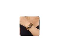 Xerling Chunky Wide Bangle Irregular Shape Bracelet Thick Open Cuff Wrist Bangle Polished Bracelets for Women, Fixed, no gemstone