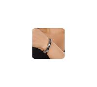 Xerling Plain Circle Chunky Bangle Bracelet Open Cuff Wristband Smooth Gold Silver Bracelets Women Hand Jewelry, Fixed, Silver, no gemstone
