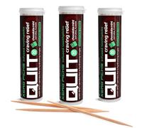 Xero Picks Quit Infused Flavored Toothpicks - Craving Relief (3 Pack of 20 Picks per, Chocolate Mint) Non-GMO Kosher Vegan