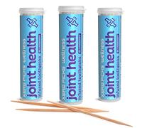 Xero Picks Wellness - Infused Flavored Toothpicks for Long Lasting Fresh Breath & Dry Mouth Prevention - 60 Picks - 3 Pack - Blueberry - Joint Health-Curcumin and Glucosamine