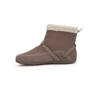 Xero Shoes Ashland Women’s Fall Boots, Vegan Casual Boots with a Soft Hemp Upper and a Cozy Faux Shearling Collar, Dark Taupe, 10.5