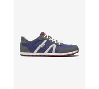 Xero Shoes Men’s Wynn Barefoot, Zero-Drop Casual Sneaker, Blue/Gray/Red