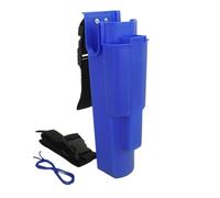XERO Window Cleaning Holster and Belt- Detachable Side Bucket on a Belt Squeegee and Tool Holder for Home & Professional Cleaners-Fits up to Two 12-Inch Squeegees and One 18-inch squeegees- Blue