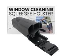 XERO Window Cleaning Holster and Belt- Detachable Side Bucket on a Belt Squeegee Holder and Tool Belt -Black