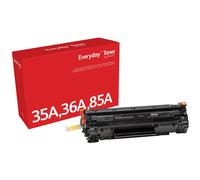 Everyday by Xerox Mono Toner compatible with HP 35A HP 36A HP 85A (CB435A/ CB436A/ CE285A), Standard Capacity