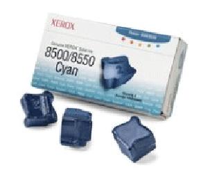 Xerox 108R00669 Original Xerox 3 Colorstix Solid Cyan Ink Wax Sticks, 3K Yield