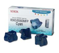 Xerox 108R00723 Original Xerox 3 Colorstix Solid Cyan Ink Wax Sticks, 3.4K Yield
