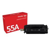 Xerox Everyday Compatible HP 55A CE255A Black Toner, Standard Capacity