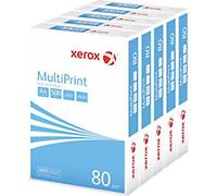Xerox Multiprint A4 Printer Paper 80 gsm Smooth White 150 CIE 500 Sheets Pack of 5