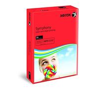 Xerox Symphony Coloured Paper Multifunctional Ream-Wrapped 80gsm A4 Dark Red Ref 03R93954 [500 Sheets]
