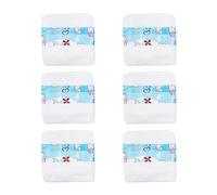 Xerteam Baby Doll Nappies 6-Pack, Baby Doll Accessories for 14-22 Inch Dolls, Reusable Dolls Nappies for Pretend Play Game, Cute Baby Diaper Set for Dolls Up to 55cm