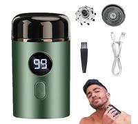 Xerteam Mini Electric Shaver, Portable Mini Shaver, Men's Electric, Mute Waterproof Multifunctional Electric Shaver, Easy Trim Razor, Intimate Area Razor, USB Rechargeable Shaver