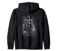 Xerxes Persian King Ancient Warrior XERXES Empire Zip Hoodie