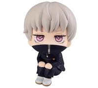 XESAGSNV Desktop Decorative Ornaments, Jujutsu Kaisen Anime Ornaments, Geto Suguru Figurines, Looking Up, Sitting in the Palm, Anime Ornament Models, Cake Decorations (Inumaki Toge)
