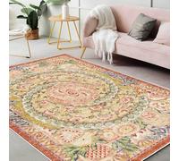 XESZIEO Area Rugs Living Room Large,Washable Retro Color Bedroom Floor Carpet,Indoor Non-Slip Accent Rug Home Office Floor Carpet, 160 X 230 cm