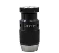 Xetilmo 3/16-3/4" Pro-Series 3JT Keyless Drill Chuck Heavy Duty CNC JT3 for CNC Lathe Milling Drill Machine