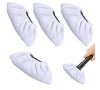 Xetpc 4 Pcs Steam Cleaning Pads, Handheld Steam Mop Replacement Pad Set, Washable Floor Cleaner Accessories, Cloth Cover Compatible with SC1 SC2 SC3 Cleaning Machines