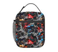 Xeubiou Monster Truck Lunch Bag