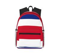 XEUYXF Flag Of Costa Rica Print Versatility Casual Backpack Lightweight Unisex Dual Shoulder Bag Camping Cycling