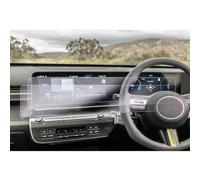XEXJHQQ For Hyundai For Kona For SX2 2023-2024 Car Navigation & LCD Instrument Nano Screen Protector Auto Navigation Screen Protector Tempered Glass Car GPS(Right Hand Drive)