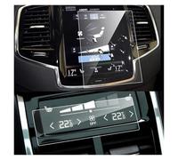 XEXJHQQ For Volvo For XC40 For XC60 XC90 V90 V60 2016-2021 2 PCS Car GPS Navigation Screen Film Screen Tempered Film Navigation Screen Protector Tempered Glass Car GPS