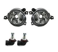 XEXJHQQ For VW For Caddy For Touran 2004-2008 Pair Left&Right Fog Lamp Front Bumper Anti Fog Light 1T0941700C 1T0941699C Front Fog Lamps(With M*10 Yellow)