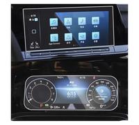 XEXJHQQ For VW For Golf 8 For MK8 For Life For GTI R 202002021 9H Tempered Glass Car Navigation DVD GPS LCD Guard Protective Navigation Screen Protector Tempered Glass Car GPS(8 Set)