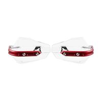 XEXJHQQ Handle Bar Hand Guards for Kawasaki Z750 Z750S 2004 2005 2006 2007 2008 2009 2010 CNC Aluminum Alloy Universal Motorcycle Handguard Protector Parts Handguards Motorcycle(Clear Red)