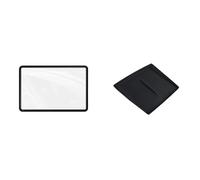 XEXJHQQ Screen Protector Film For Tesla For Model 3 For Highland For Ultra-clear Tempered Glass Screen Protector Center Display Film Protect Set Wireless Charging Mat(2PCS Set Black)