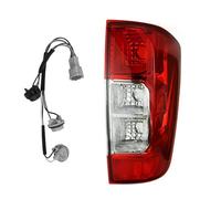 XEXJHQQ Tail lamps For Nissan For Navara NP300 D23 2015-2019 1Pc Tail Light With Wires No Bulbs LHD Rear Taillight Warning Reversing Car Tailights(1Pc White Right)