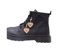 Xeyau 2Pcs 6Pcs Shoe Charms for Sneakers Punk Goth Shoe Lace Charms Punk Cross Cone Heart Shoe Charm Accessorie Jewelry, Middle, Alloy Steel, No Gemstone