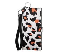 XEYOU Women's Wallet RFID Blocking Credit Card Holder Wallet Large Capacity Wristlet Canvas Wallets Purse, Leopard, Modern