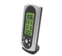 XF-B Wireless Weather Station With Indoor Ourdoor Sauna Thermometer Remote Sensor Digital Alarm Clock Green Backlight