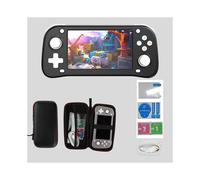 (XF43 handheld gaming console 128G black) XF43 handheld game console TV home arcade PSP high definition PS1 open source arcade game handheld game