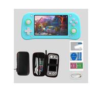 (XF43 handheld gaming console 64G cyan) XF43 handheld game console TV home arcade PSP high definition PS1 open source arcade game handheld game