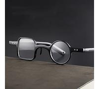 XFAK Square Round Reading Glasses +1.5 HD Readers Men Women Eyewear Irregular Eyeglasses Vintage One Square One Round Glasses (Size : +1.5Reading)